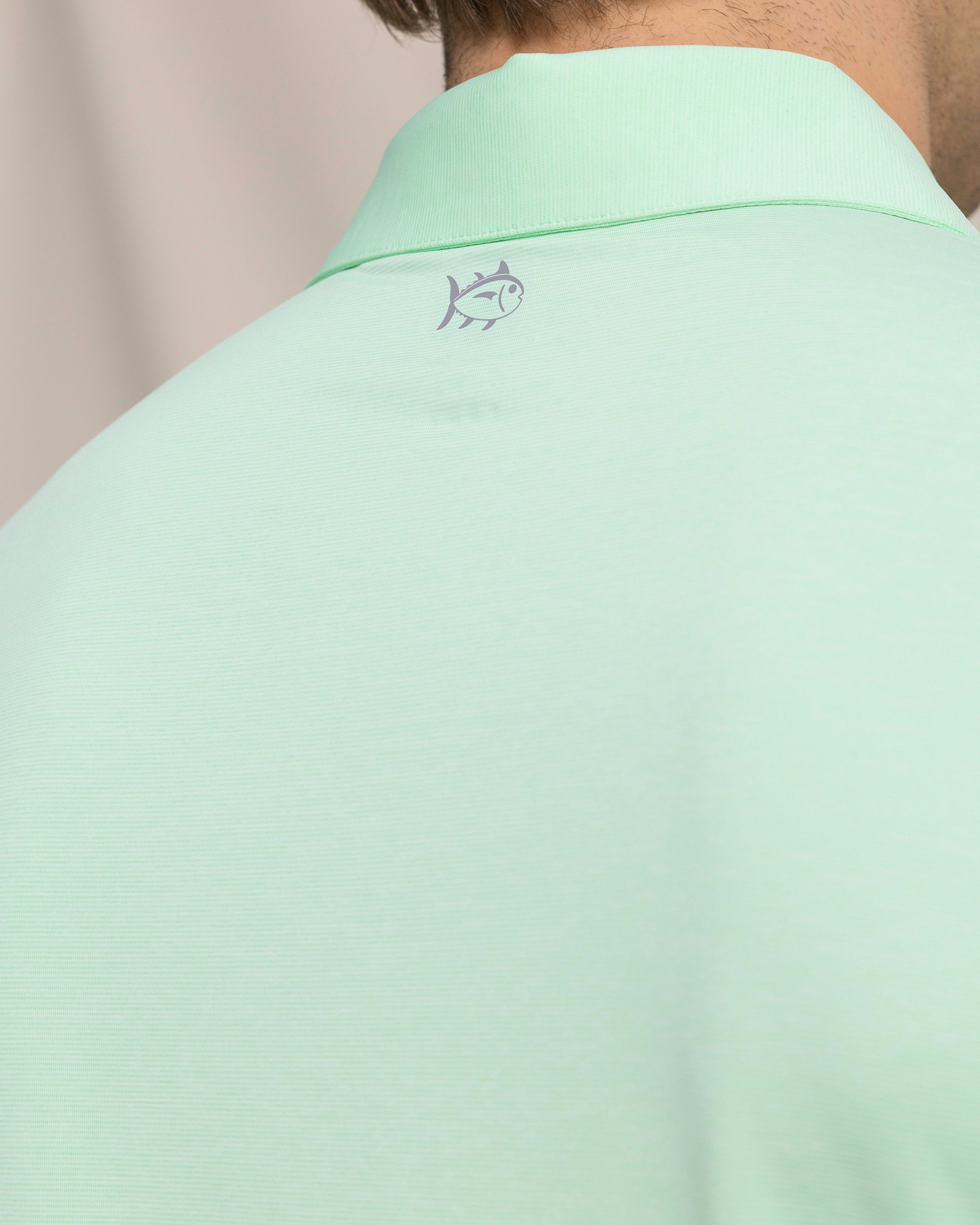 Coastal Breeze® Heather Performance Polo - Heather Green Ash