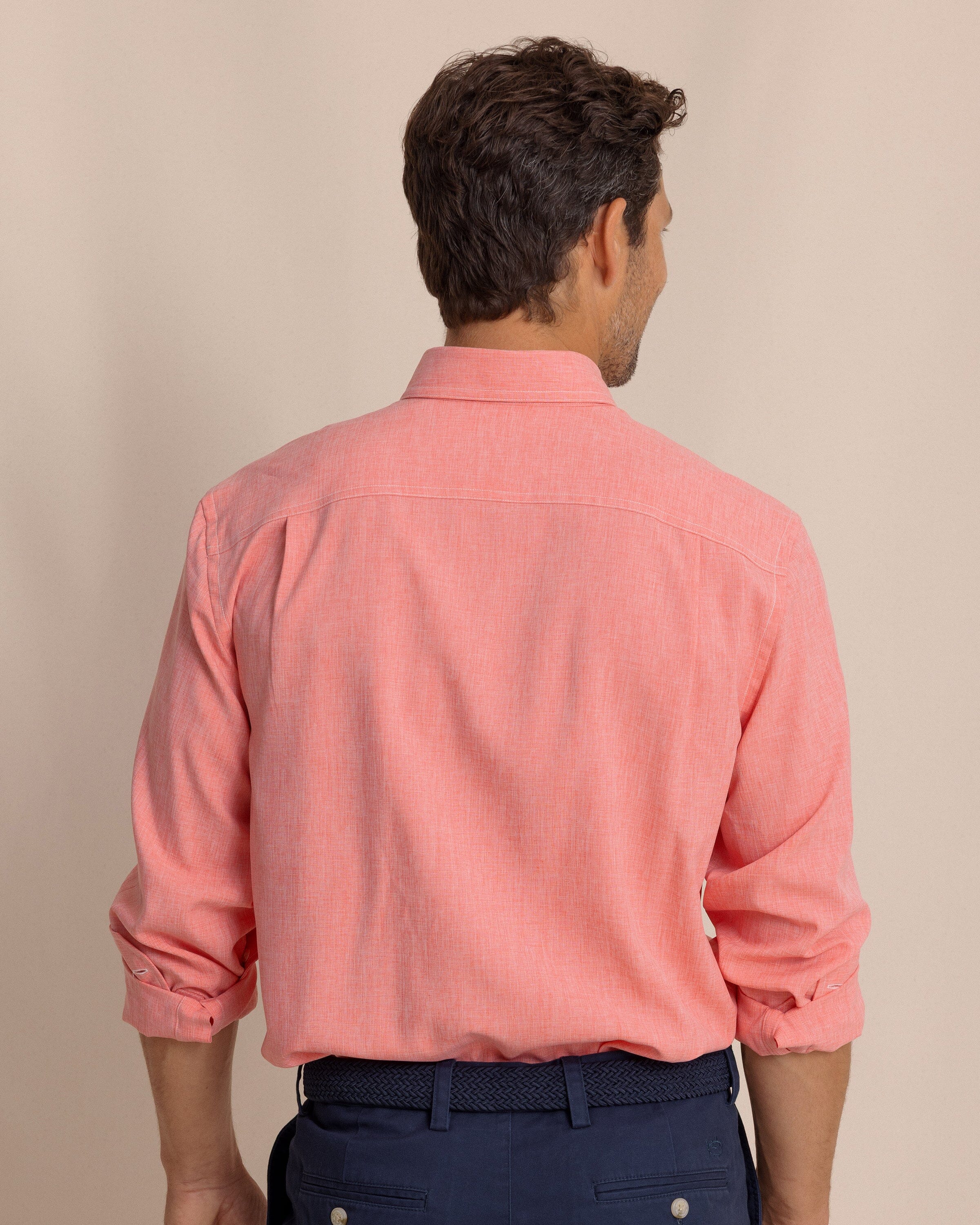 Southern Tide Dock Shirt - Sunkist Coral