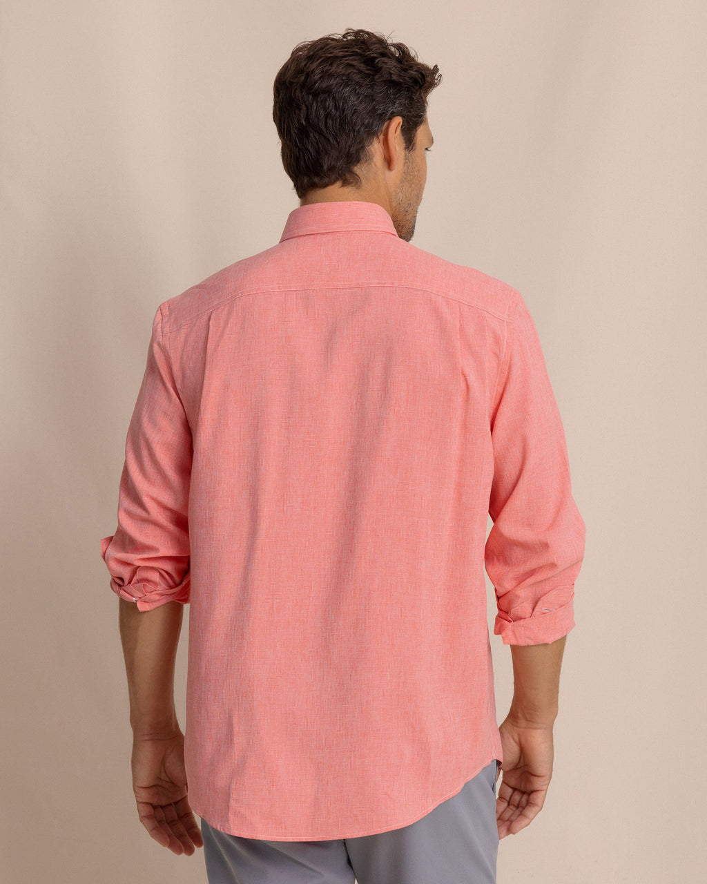 Southern Tide Dock Shirt - Sunkist Coral